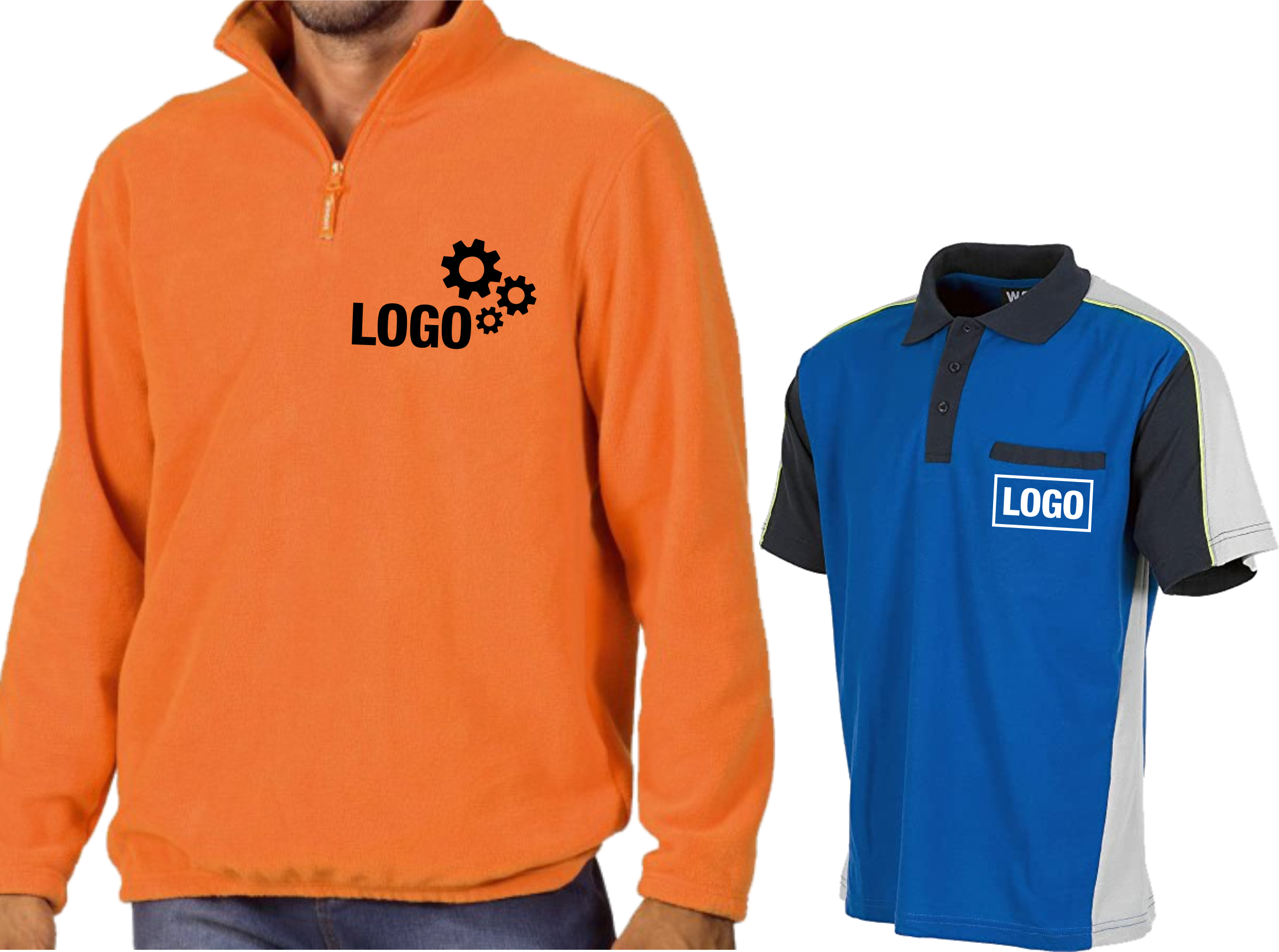 Abbigliamento Personalizzato - Esempi di maglie da lavoro personalizzate