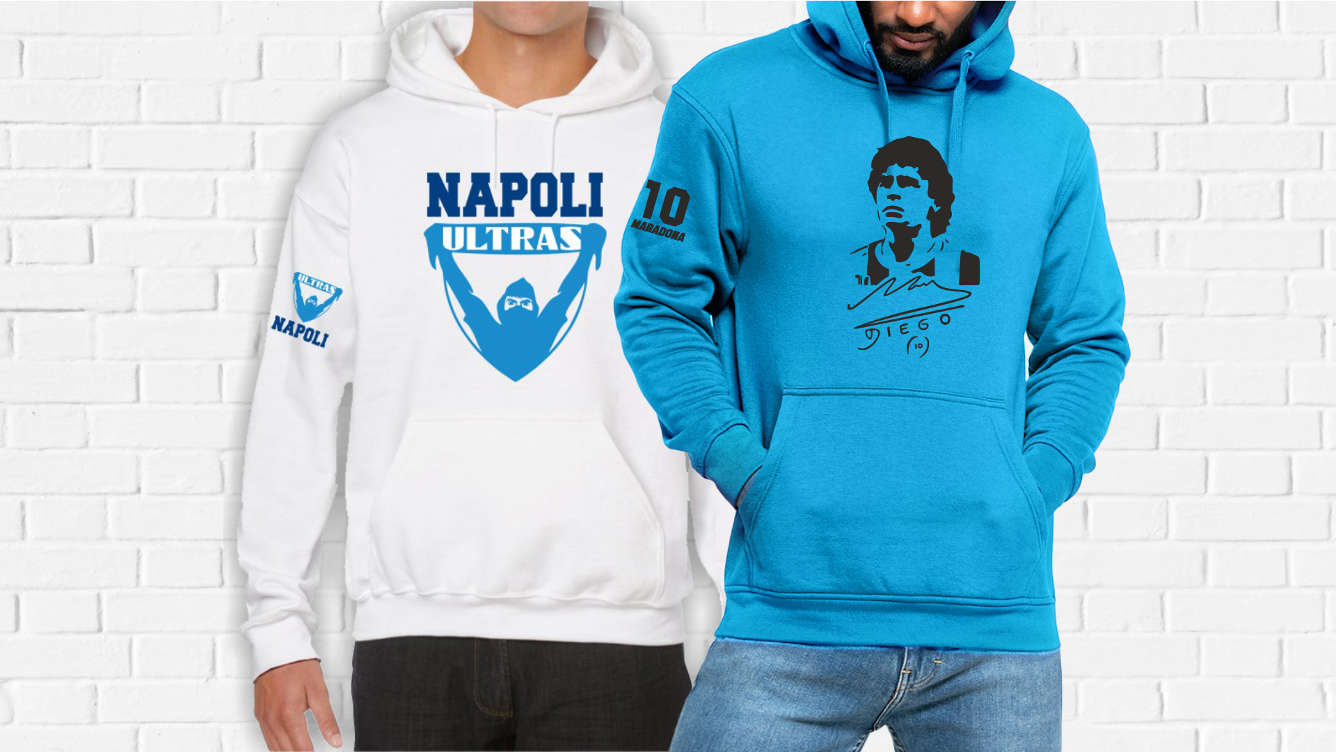 Abbigliamento Personalizzato - Esempi di felpe personalizzate