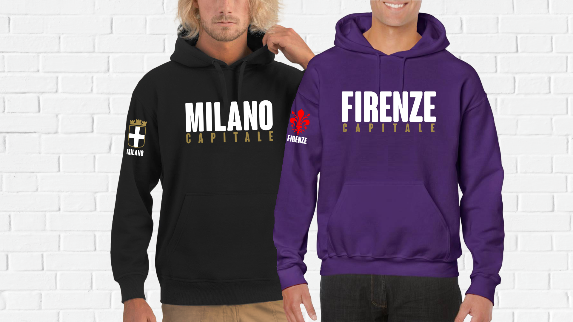 Abbigliamento Personalizzato - Esempi di felpe personalizzate